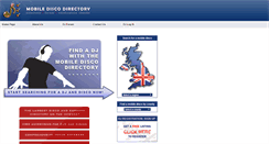 Desktop Screenshot of mobilediscodirectory.co.uk